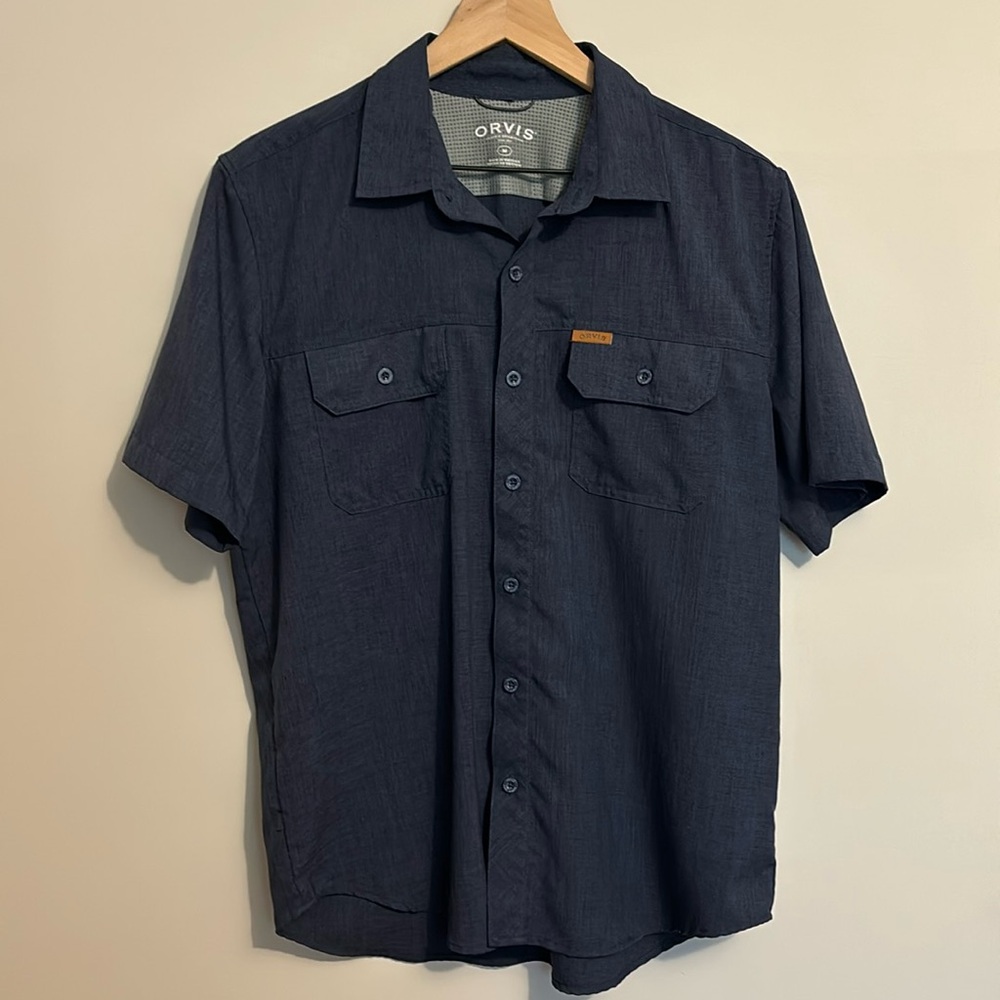 Orvis Men’s Button Down Shirt M Medium